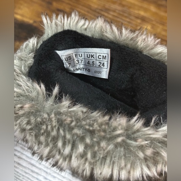 Cougar Women’s Vivian Faux Fur Trim Gray Faux Leather Waterproof Boots Snow - Picture 10 of 10